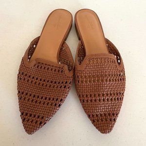 Woven Mule Caramel Color